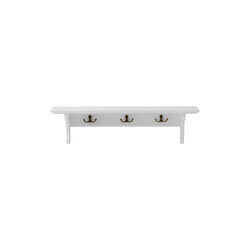 Seaside Shelf with Hooks, 60x20 cm, Oliver Furniture