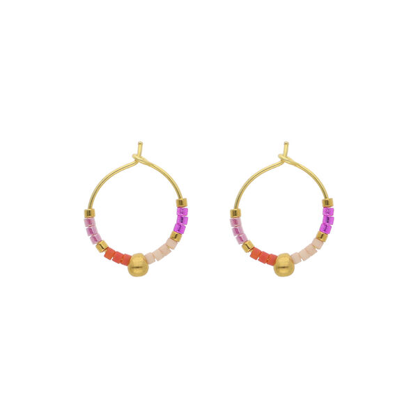 Heidi Ohrring, korallenrot, Nuni Copenhagen