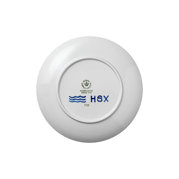 Blau Mega Gerippt Coupeteller &Oslash; 27 cm, Royal Copenhagen