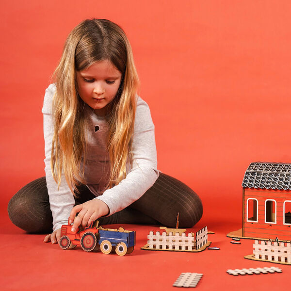 The Farm Wooden Toy | Harvest Time, Crateit