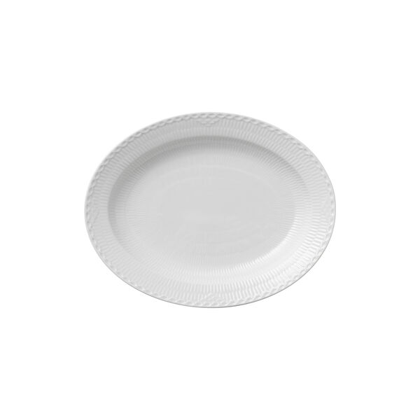 Wei&szlig;e Halbspitze Platte, 36,5 cm, Royal Copenhagen