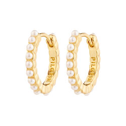 KALIA Hoops, gold plated, Pilgrim