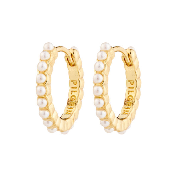 KALIA Hoops, gold plated, Pilgrim