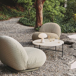 TS Outdoor-Couchtisch, neutralwei&szlig;, GUBI