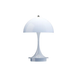Panthella 160 Portable Table Lamp, opal pale blue, Louis Poulsen