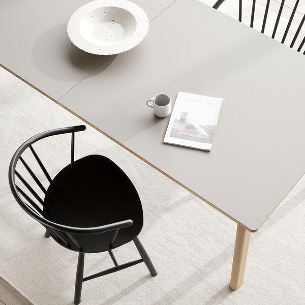 J64 Esszimmerstuhl, sort ask, Fredericia Furniture