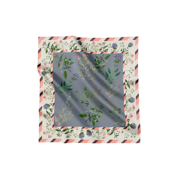 Flowering Garden scarf Flowering Garden scarf, Flora Danica Denmark