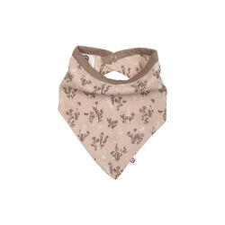 FLORA Muslin Bib 2-pack, nightingale/balsam cream/walnut, Müsli by Green Cotton