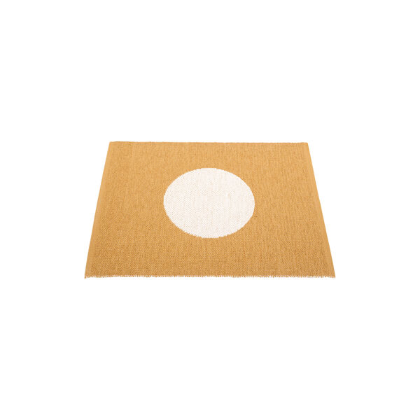 Vera Plastic Rug, ochre/vanilla Vera Plastic Rug, ochre/vanilla, Pappelina