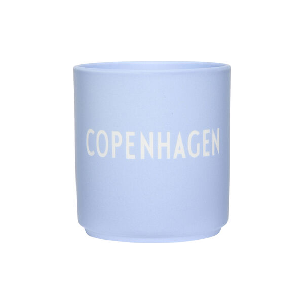 COPENHAGEN Favourite cup, blue, Design Letters
