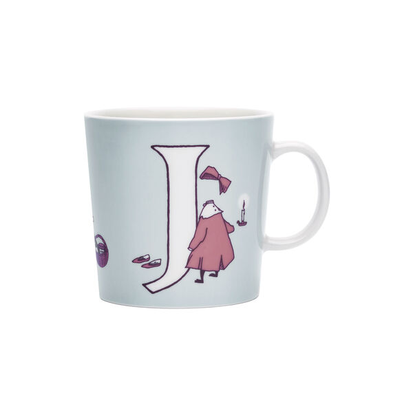 Moomin Mug 40 cl Alphabet J, Moomin Arabia