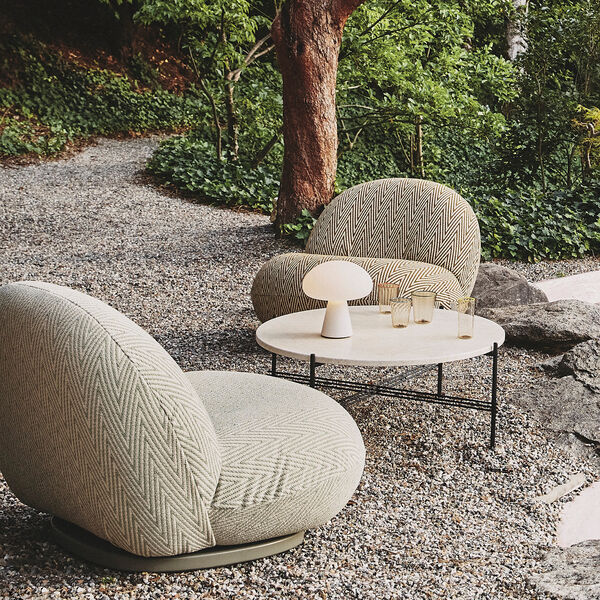 TS Outdoor-Couchtisch, neutralwei&szlig;, GUBI