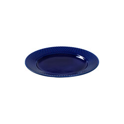 Rhombe Color Lunch Plate &Oslash; 23 cm, dark blue, Lyngby Porcel&aelig;n