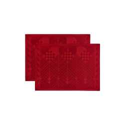 CHRISTMAS Placemat, deep red, Georg Jensen Damask