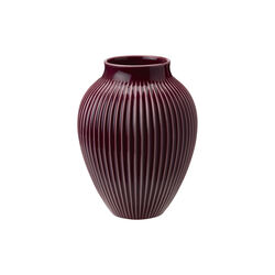 Knabstrup Vase Ripple, Beere, Knabstrup Keramik