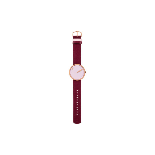 Picto Armbanduhr 40 mm, staubiges rosa/matt rosa, Picto