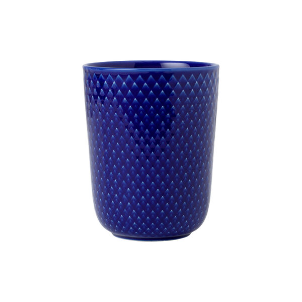 Rhombe Color Mug, dark blue, Lyngby Porcel&aelig;n