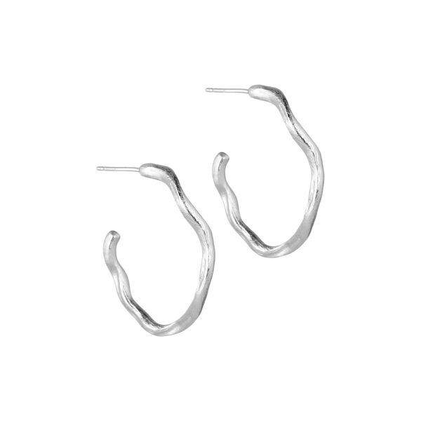 Nina earrings large, silver plated, Pure by Nat
