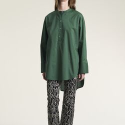 Core cotton shirt tunic, deep grass gr&uuml;n, BITTE KAI RAND