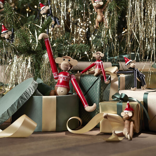 Abe Weihnachtspullover 2024 klein teak/limba, Kay Bojesen Denmark