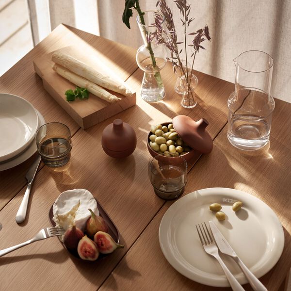 Sandgeheimnisse Mittlere Schale, schwarzer Ton, Design House Stockholm