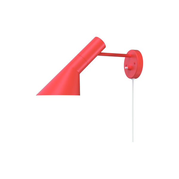 AJ Wall Lamp, electric orange, Louis Poulsen