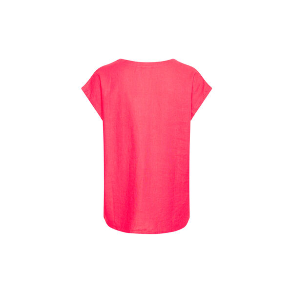 IHLINNO Blouse with Short Sleeve, geranium, ICHI