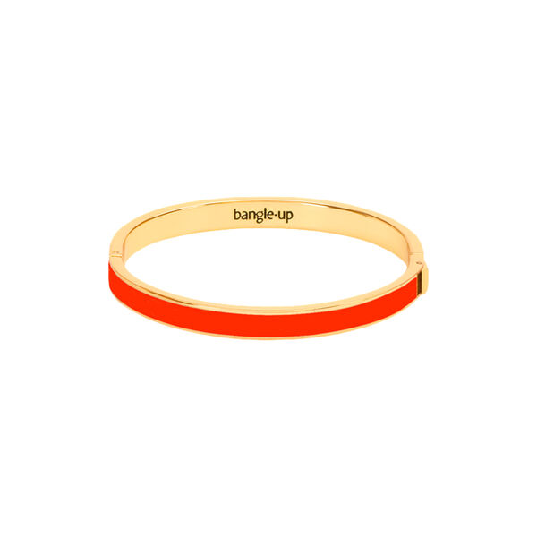 BANGLE Bracelet 7 mm T1, tangerine, bangle up