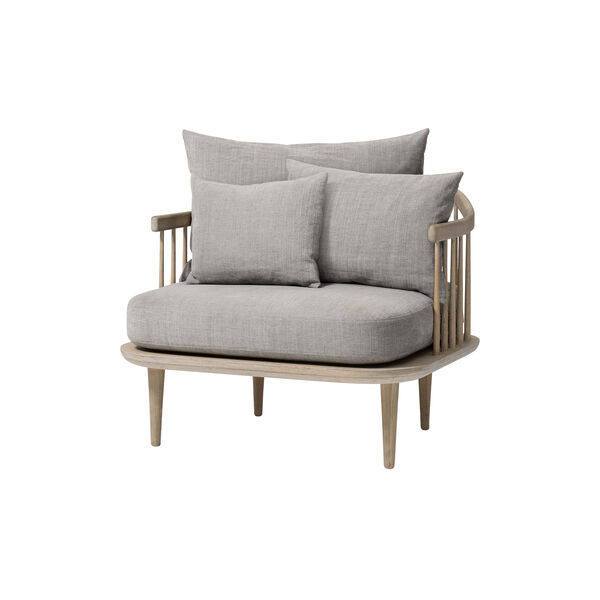 Fly SC1 Lounge Chair, Hot Madison 094/oiled oak Fly SC1 Lounge Chair, Hot Madison 094/oiled oak, &Tradition