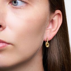 Lilou hoops Small, silver plated, Pure by Nat