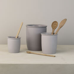 Knabstrup Pickle jar 1 L, grey, Knabstrup Keramik
