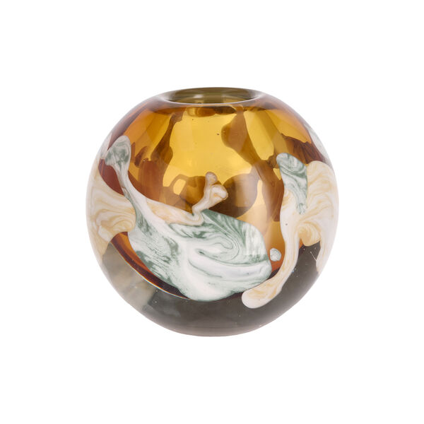 Otea Vase, braun/blau, Villa Collection