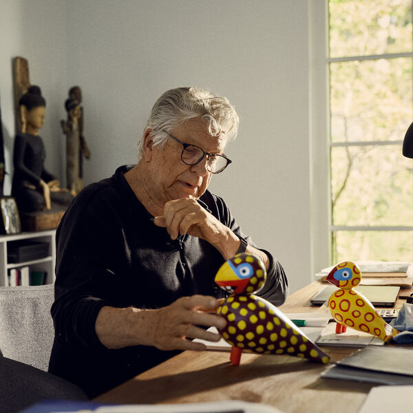 Sangfugl x Leif Sylvester 2025, blaue Augen, Kay Bojesen Denmark