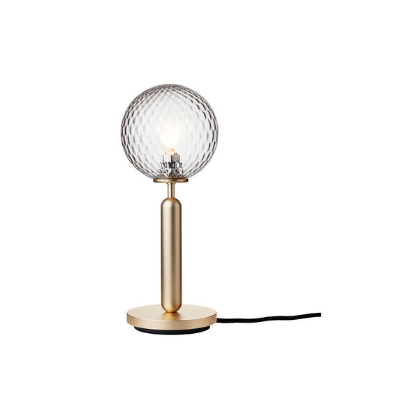 Miira Table Lamp, brass/optic clear, Nuura