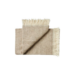 Fan&oslash; Plaid, birch sand 0119, Silkeborg Uldspinderi