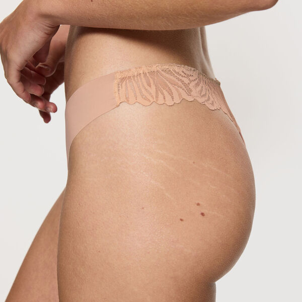 H&uuml;bscher Mikro-String, neutral beige, Triumph