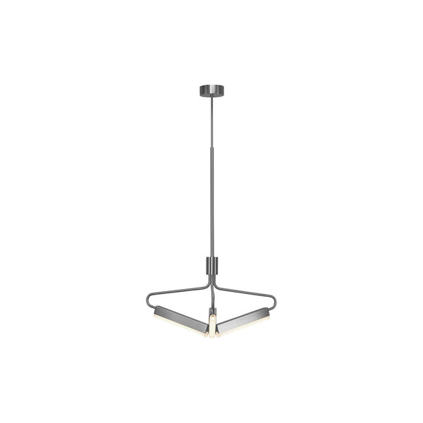 Angel 3 300 Wide Chandelier, steel, Rubn