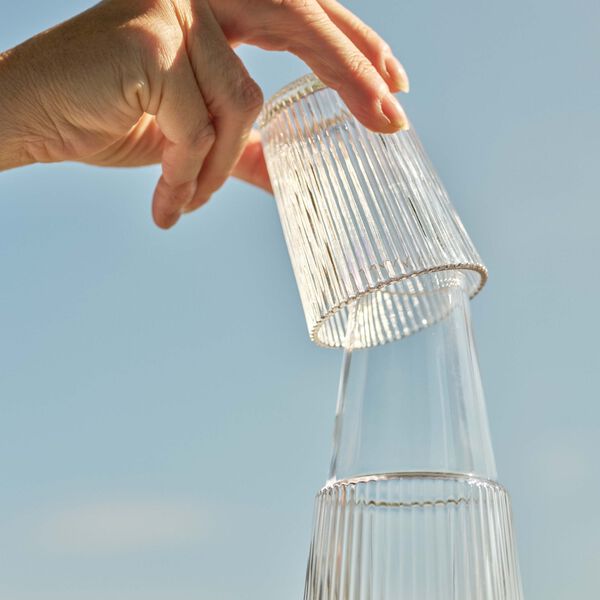 Pilastro Karaffe mit Glas, Stelton