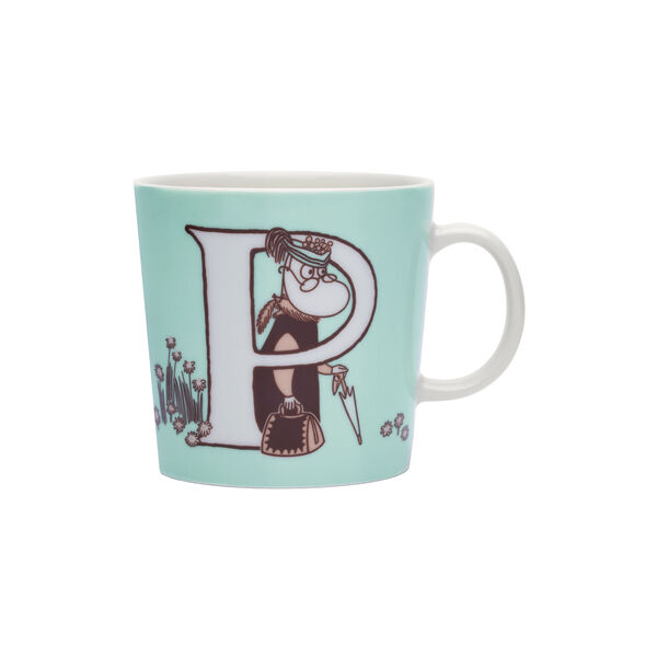 Moomin Mug 40 cl Alphabet P, Moomin Arabia