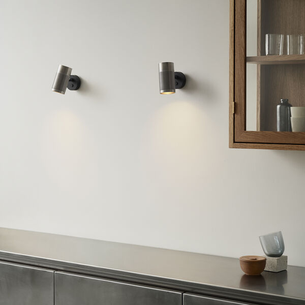 Patrone Wall Lamp Small, nickel-plated brass, Thorup Copenhagen