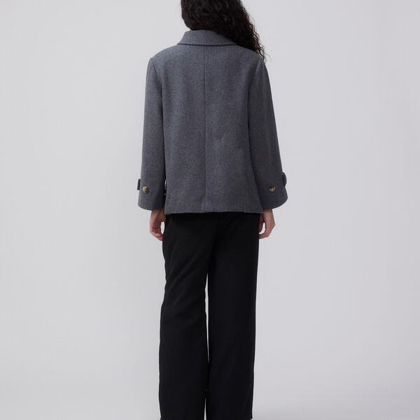 Ofiamd jacket, dark grey melange, Modstr&ouml;m