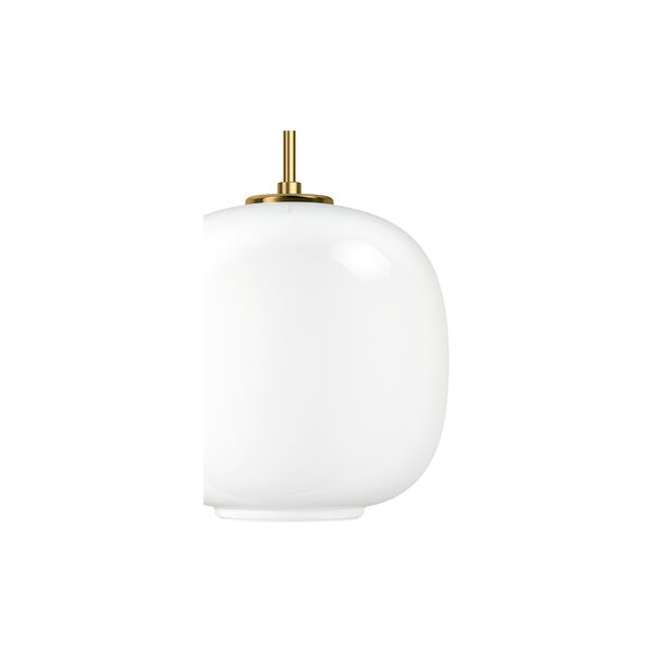VL45 Radiohus Pendant, opal white, Louis Poulsen