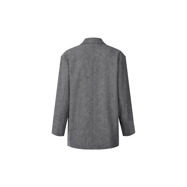 Luis Wool Blazer, grey herringbone, Studio Feder