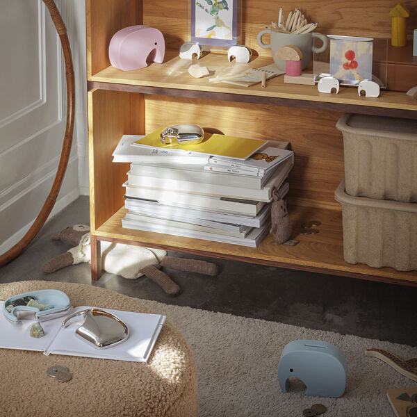 Elefantenschachtel, blau, Georg Jensen