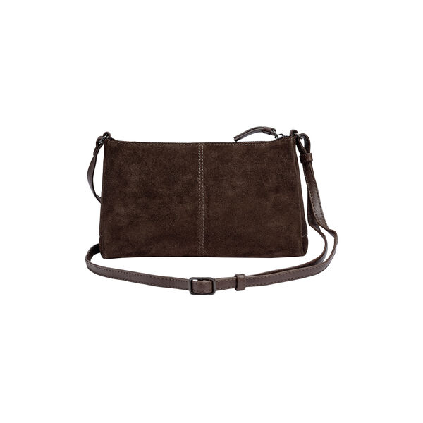 MarciMBG Umh&auml;ngetasche aus Wildleder, dark brown, Markberg