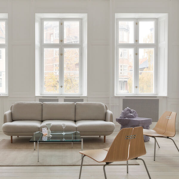 PK23&trade; Lounge Chair, clear lacquered oak/steel, Fritz Hansen