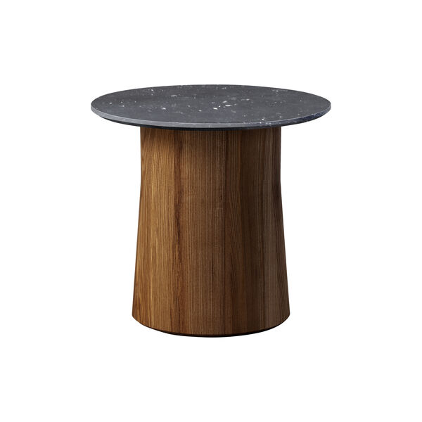 Niveau Couchtisch &Oslash; 45 cm, Black Marquina/oiled stained ash, Fredericia Furniture