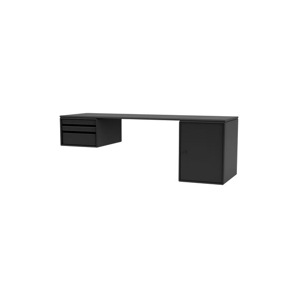 WORKSHOP Work Desk, 05 black, Montana Furniture