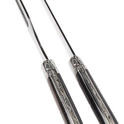 Laguiole Tradition Filetiermesser-Set, schwarz, Laguiole Tradition