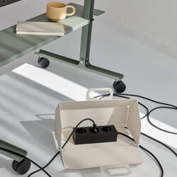 Power Bar 2 meters, charcoal, Pedestal